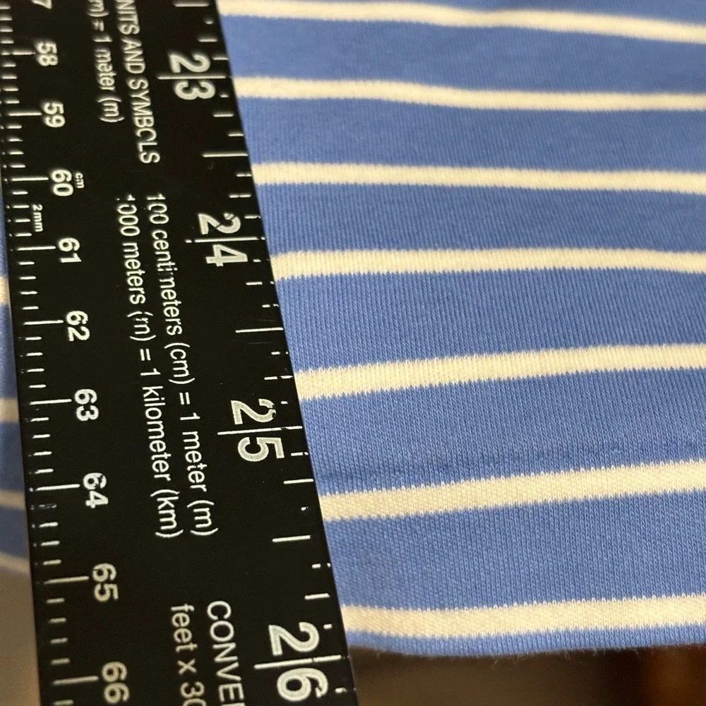 Polo Ralph Lauren Polo Shirt Men XL Blue Striped Short Sleeve Pima Soft Touch
